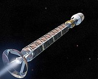 A proposed antimatter rocket Antimatter Rocket.jpg