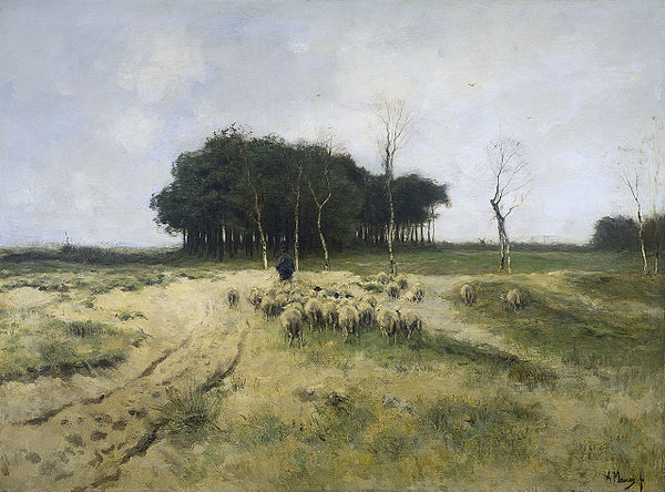 "Heath at Laren", Anton Mauve, 1887