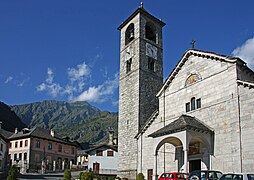 Die Kirche San Lorenzo aus dem 13. Jahrhundert in Antropiana