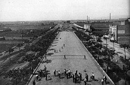 Extension of the Gran Via de les Corts Catalanes (1928) Apertura Gran Via (1928).jpg