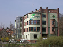 Gebäude der Energieversorgung Apolda (EVA) am Heidenberg