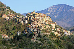 Skyline of Apricale