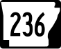 Autobahn 236 Markierung