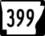 Highway 399 marker