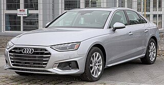 <span class="mw-page-title-main">Audi A4</span> German compact executive car model