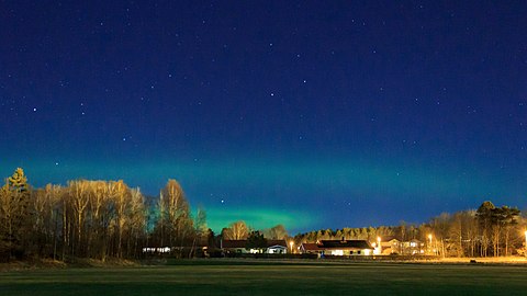 Aurora over Tuntorp