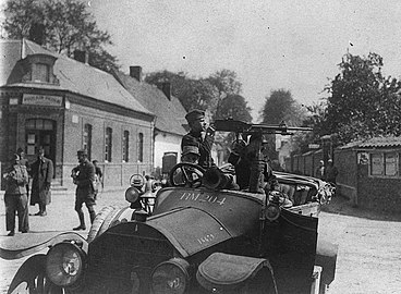 Auto-mitrailleuse à Houvin-Houvigneul (23 mai 1915).