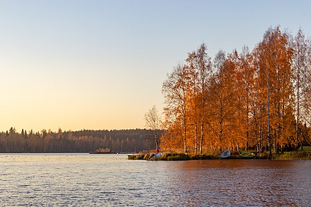 Autumn colours on the shores of Jyrängönkoski, Heinola.