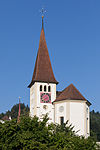 Katholische Kirche St. Martin mit Pfarrhaus