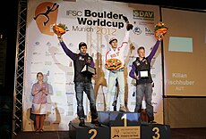 Vítěz Světového poháru 2012 v boulderingu, Mnichov