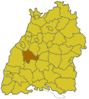 Freudenstadt på kartan