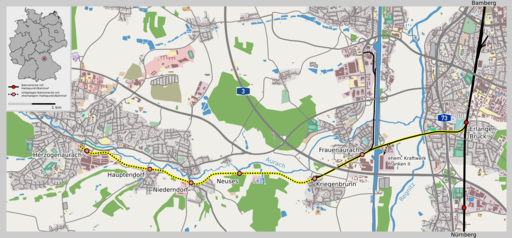 Bahnstrecke Erlangen-Bruck–Herzogenaurach