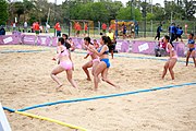 Deutsch: Beachhandball bei den Olympischen Jugendspielen 2018; Tag 5, 10. November 2018; Mädchen, Platzierungsrunde - Mauritius-Hongkong 0:2 English: Beach handball at the 2018 Summer Youth Olympics at 11 October 2018 – Girls Consolation Round – Mauritius-Hong Kong 0:2