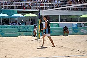 Deutsch: Beachvolleyball bei den Olympischen Jugendspielen 2018; Tag 11, 17. Oktober 2018; Jungen, Spiel um Platz 3 – Argentinien-Ungarn 2:0 (21–15/21–15) English: Beach volleyball at the 2018 Summer Youth Olympics at 17 October 2018 – Bronze Medal Match – Argentina-Hungary 2:0 (21–15/21–15)