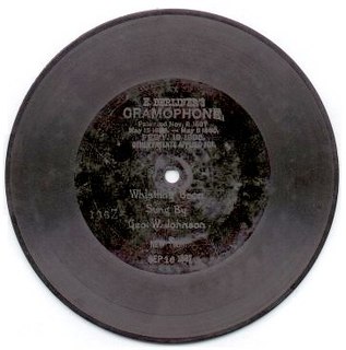 Berliner Gramophone First disc record label