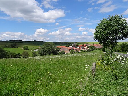 Blick auf Meckfeld