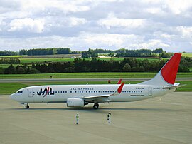 JAL 익스프레스 소속 보잉 737-800 항공기 (퇴역)