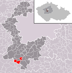 Bojanovice - Carte