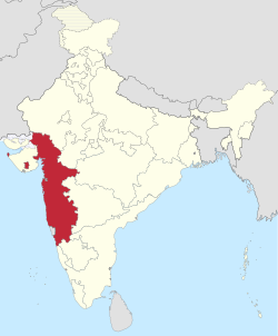 Location of Bombay State