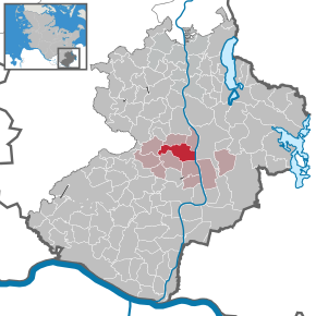 Poziția localității Breitenfelde