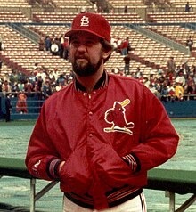 Bruce Sutter was the first pitcher to start the ninth inning in 20 percent of his career appearances. BruceSutterCardinals.jpg
