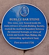 The first blue plaque Burley Bar Stone Leeds.jpg