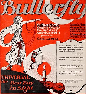 <i>Butterfly</i> (1924 film) 1924 film by Clarence Brown