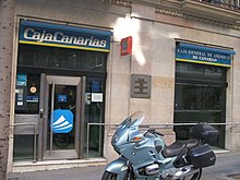 Caja General de Ahorros de Canarias in Barcelona. Caja Canarias branch.JPG