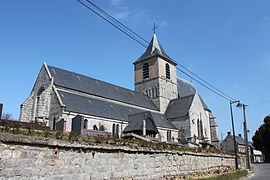 Die Kirche in Blosseville