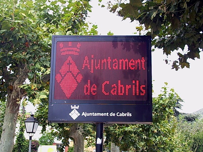 File:Catalonia Cabrils CartellLluminos.JPG