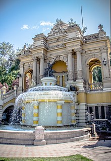 The Neptune Terrace, in the Santa Lucía Hill.