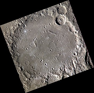 Chŏng Chʼŏl (crater) Crater on Mercury