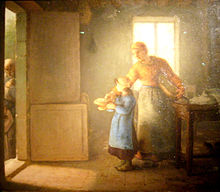 Jean-Francois Millet, La Charite, 1859 Charite, Millet.jpg