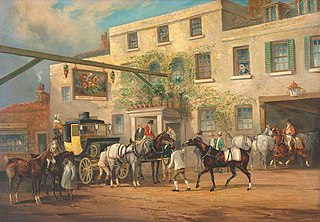 Changing Horses to a Post-Chaise outside the ‘George’ Posting-house