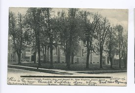 Undated postcard of the church Christ Church, Franklin Ave. and Second St., New Brighton, Staten Island (NYPL b15279351-104604).tiff