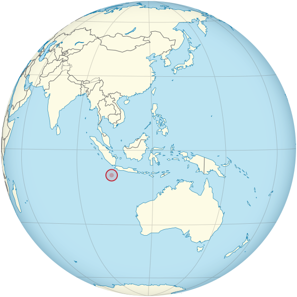 File:Christmas Island on globe (Southeast Asia centered) with borders.svg