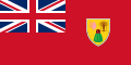 Súčasná námorná vlajka Turks a Caicos