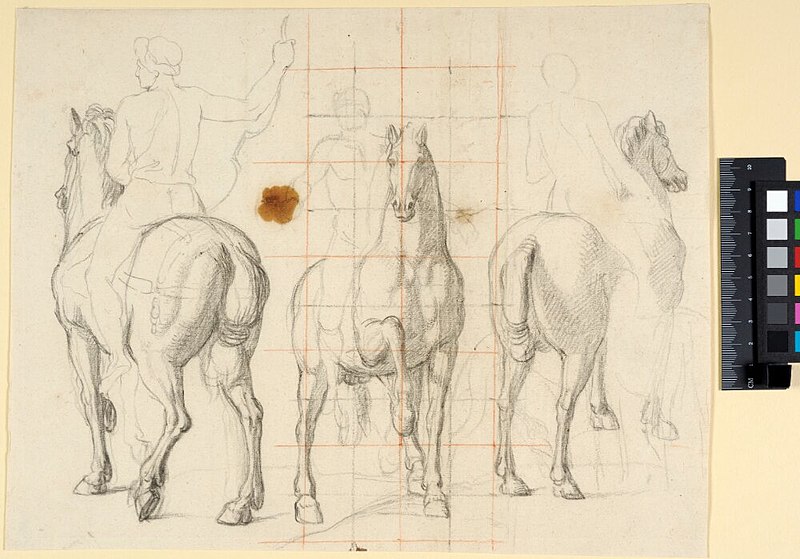 File:Claude Audran II - Three Equestrian Studies - NMH CC VI 123 - Nationalmuseum.jpg