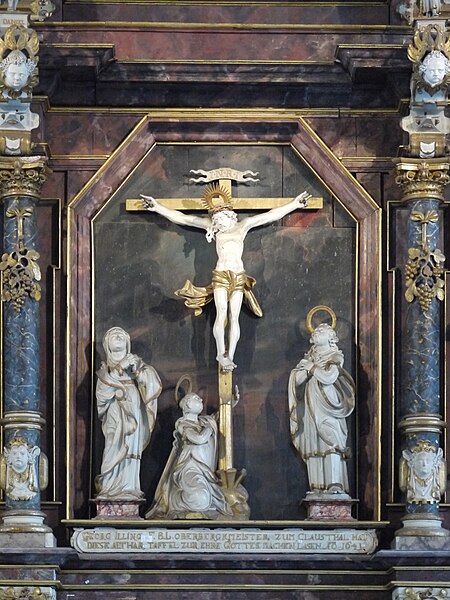 File:Clausthal-Zellerfeld - Marktkirche - Altar - Kreuzigungsszene 2014-05.jpg