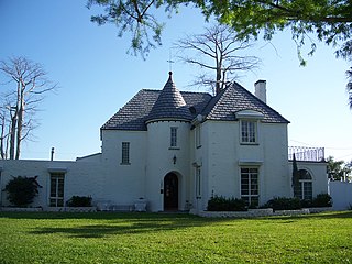 Capt. F. Deane Duff House historic site in Clewiston, Florida, USA