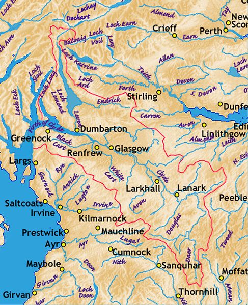 Tributaries of the River Clyde