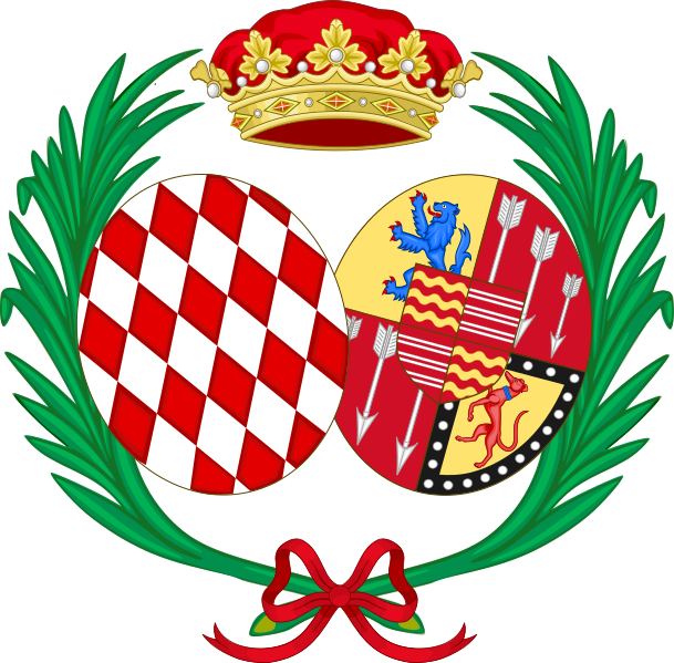 File:Coat of Arms of Catherine Charlotte, Princess of Monaco.svg