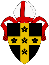 Coat of Arms of the Diocese of St Davids.svg