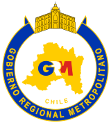 Coat of arms of the Metropolitan Region Government, Chile.svg