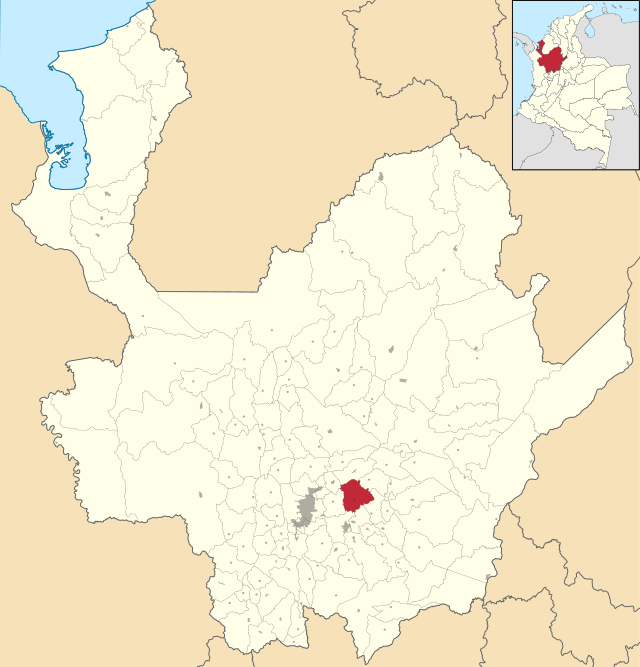 San Vicente Ferrer ubicada en Antioquia