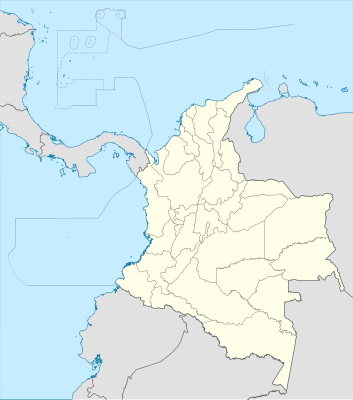 Mapa de localización de Colombia