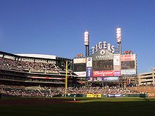 Im Comerica Park der Detroit Tigers