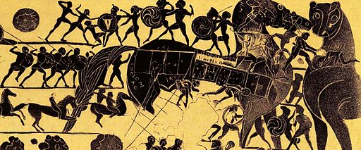 Corinthian aryballos depicting the trojan war from 1887 jahrbuchdeskaiserich 1200x500