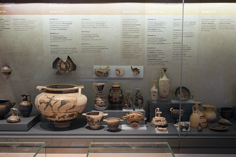File:Corinthian pottery, AM of Corinth, 202872.jpg