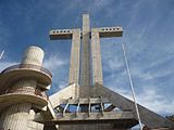 Cruz del Tercer Milenio, completed in 2001, is representative of Brutalist architecture.